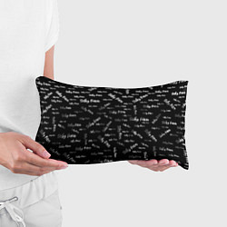 Подушка-антистресс Sally Face: Black Pattern, цвет: 3D-принт — фото 2