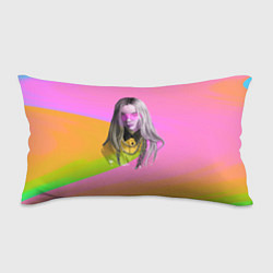 Подушка-антистресс Billie Eilish: Pink Fashion, цвет: 3D-принт