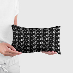 Подушка-антистресс Twitch: Black Pattern, цвет: 3D-принт — фото 2