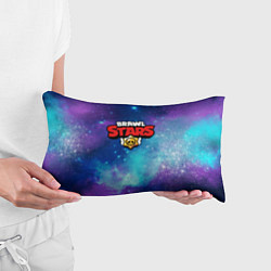 Подушка-антистресс BRAWL STARS лого в космосе, цвет: 3D-принт — фото 2