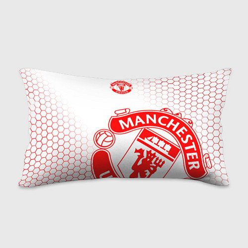 Подушка-антистресс Манчестер Юнайтед white / 3D-принт – фото 2