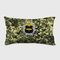 Подушка-антистресс Войска связи, цвет: 3D-принт