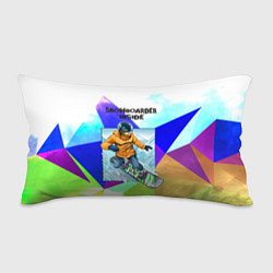 Подушка-антистресс Сноуборд, цвет: 3D-принт
