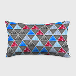Подушка-антистресс ТРЕУГОЛЬНИКИ, цвет: 3D-принт
