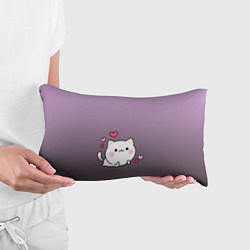 Подушка-антистресс Влюбленный котенок, цвет: 3D-принт — фото 2