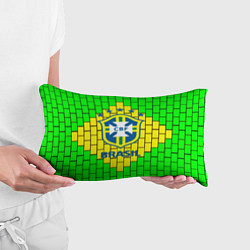 Подушка-антистресс Сборная Бразилии, цвет: 3D-принт — фото 2
