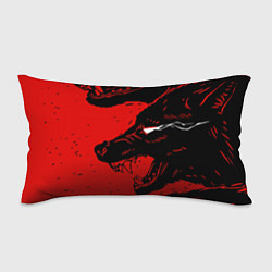 Подушка-антистресс Красный волк 3D, цвет: 3D-принт