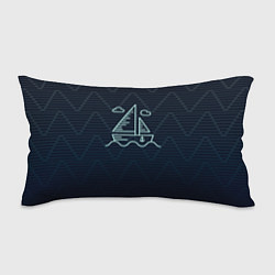 Подушка-антистресс Парусная лодка, цвет: 3D-принт