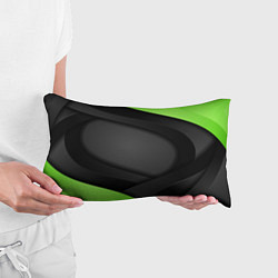 Подушка-антистресс Green Black, цвет: 3D-принт — фото 2