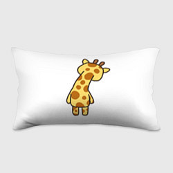 Подушка-антистресс Милый жираф со спины, цвет: 3D-принт