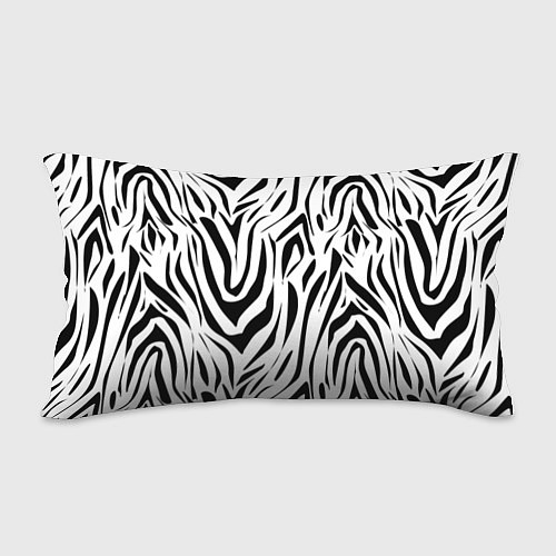Подушка-антистресс Черно-белая зебра / 3D-принт – фото 2