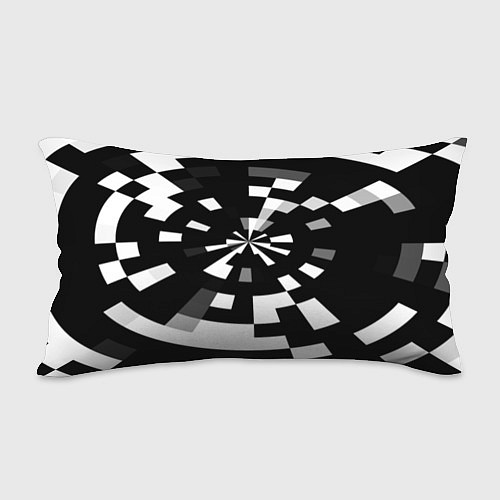 Подушка-антистресс Черно-белый фон иллюзии / 3D-принт – фото 2