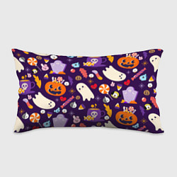 Подушка-антистресс HALLOWEEN BTS BT21 PATTERN БТ21 БТС ХЕЛЛОУИН, цвет: 3D-принт