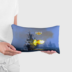 Подушка-антистресс Выстрел из крейсера, цвет: 3D-принт — фото 2