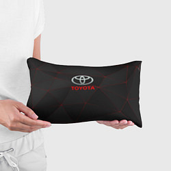 Подушка-антистресс Toyota Тонкие линии неона, цвет: 3D-принт — фото 2