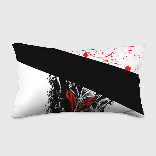Подушка-антистресс Берсерк черная маска с логотипом / 3D-принт – фото 2