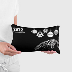 Подушка-антистресс 2022 Год Черного Водяного Тигра Новый Год, цвет: 3D-принт — фото 2