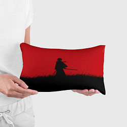 Подушка-антистресс Самурай в поле, цвет: 3D-принт — фото 2