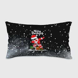 Подушка-антистресс Santa Dabbing с подарками, цвет: 3D-принт