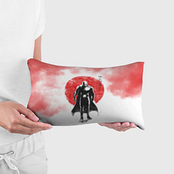 Подушка-антистресс Сайтама красный дым One Punch-Man, цвет: 3D-принт — фото 2