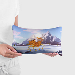 Подушка-антистресс Тигр с гирляндой, цвет: 3D-принт — фото 2