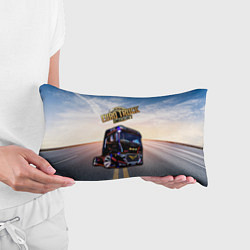 Подушка-антистресс Euro Truck Simulator Евро Трек Симулятор, цвет: 3D-принт — фото 2