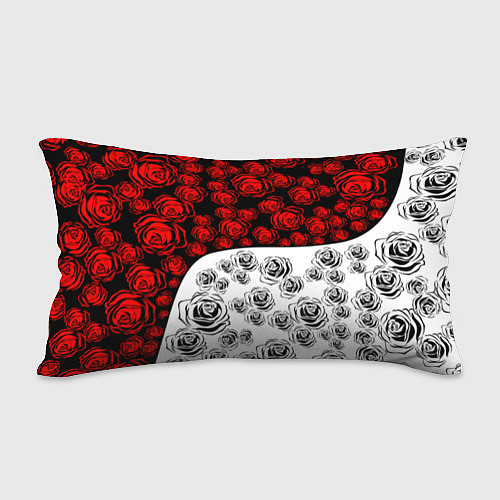 Подушка-антистресс РОЗЫ Красный Волна / 3D-принт – фото 2