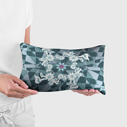 Подушка-антистресс Цветы в узоре, цвет: 3D-принт — фото 2
