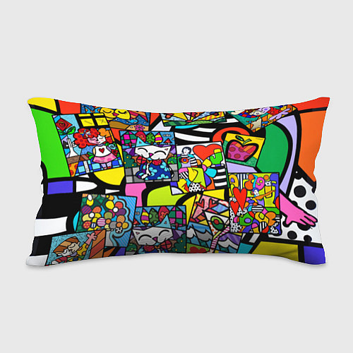 Подушка-антистресс Romero Britto - emoji / 3D-принт – фото 2