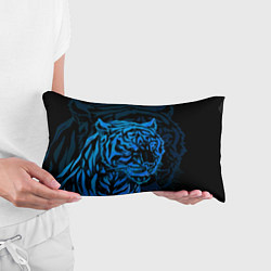Подушка-антистресс Голубой тигр Blue, цвет: 3D-принт — фото 2