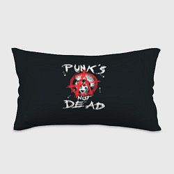 Подушка-антистресс Punks Not Dead Анархия, цвет: 3D-принт