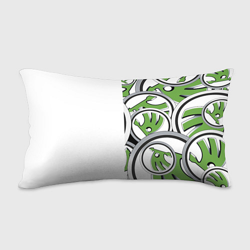 Подушка-антистресс Skoda Half Pattern Logo / 3D-принт – фото 2