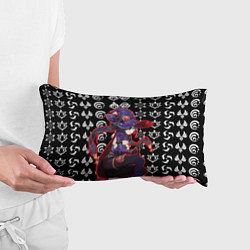 Подушка-антистресс Мона и стихии Геншин Импакт, цвет: 3D-принт — фото 2