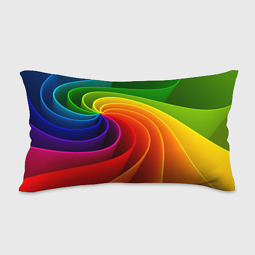 Подушка-антистресс Спираль Модный узор 2023 Неон / 3D-принт – фото 2