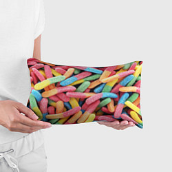 Подушка-антистресс Мармеладные червячки, цвет: 3D-принт — фото 2