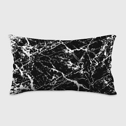 Подушка-антистресс Текстура чёрного мрамора Texture of black marble