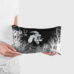 Подушка-антистресс Белый Неон над лесом White Neon, цвет: 3D-принт — фото 2