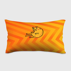 Подушка-антистресс Уставший рыжий кот, цвет: 3D-принт