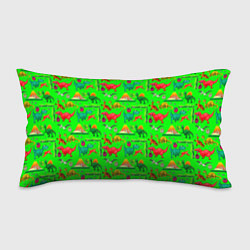 Подушка-антистресс TEXTURE WITH DINOSAURS, цвет: 3D-принт