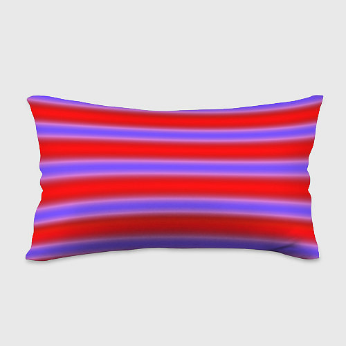 Подушка-антистресс Striped pattern мягкие размытые полосы красные фио / 3D-принт – фото 2