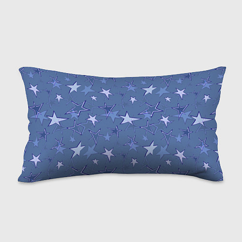 Подушка-антистресс Gray-Blue Star Pattern / 3D-принт – фото 2