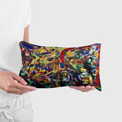 Подушка-антистресс Смелые экспрессивные мазки краски, цвет: 3D-принт — фото 2