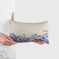 Подушка-антистресс Японский орнамент волн, цвет: 3D-принт — фото 2