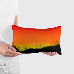 Подушка-антистресс Закат и травы, цвет: 3D-принт — фото 2