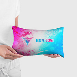 Подушка-антистресс Bon Jovi Neon Gradient, цвет: 3D-принт — фото 2