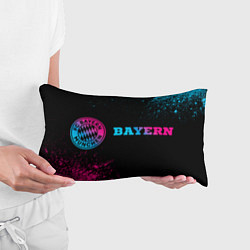 Подушка-антистресс Bayern - neon gradient: надпись и символ, цвет: 3D-принт — фото 2