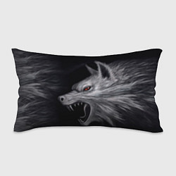 Подушка-антистресс Агрессивный волк, цвет: 3D-принт