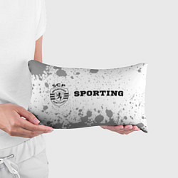 Подушка-антистресс Sporting sport на светлом фоне: надпись и символ, цвет: 3D-принт — фото 2