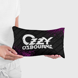 Подушка-антистресс Ozzy Osbourne rock legends: надпись и символ, цвет: 3D-принт — фото 2