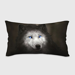 Подушка-антистресс Волчица с голубыми глазами, цвет: 3D-принт